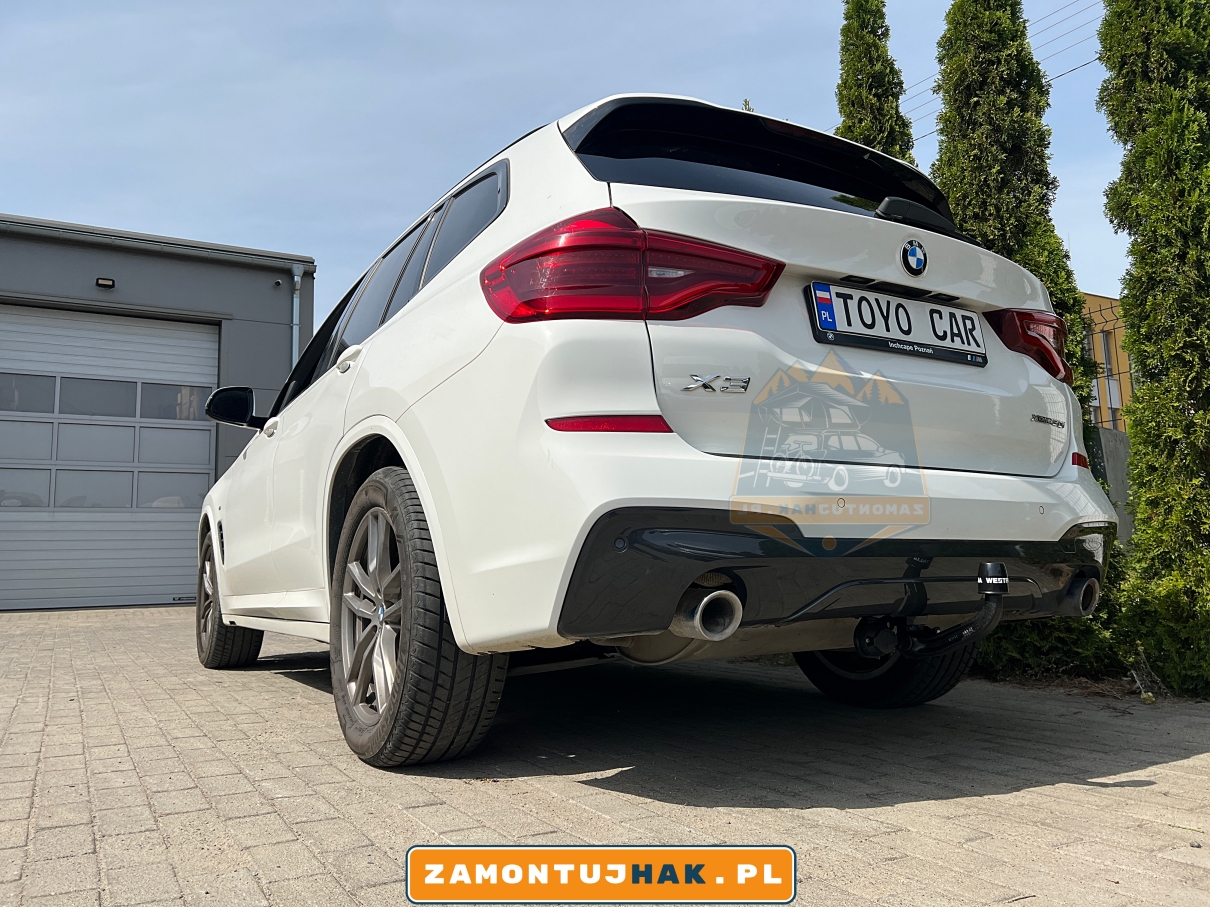 zdjecie bmw x3 g01 gotowego do jazdy z hakiem holowniczym westfalia 